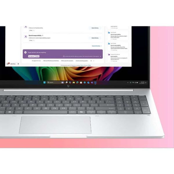 HP EliteBook 8 EB8G1a16AI RAI5340 16 24GB/512 PC NL Copilot+ PC AMD Ryzen AI 5 340 Laptop 40,6 cm (16") WUXGA DDR5-SDRAM 512 GB SSD Wi-Fi 7 (802.11be) Windows 11 Pro Zilver (AD4T3ET#ABH)