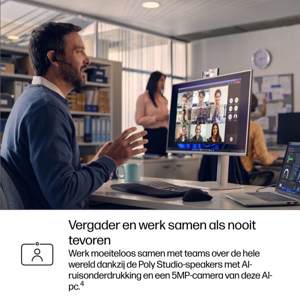 HP EliteBook 6 G1i AI Intel Core Ultra 5 225U Laptop 40,6 cm (16") WUXGA 24 GB DDR5-SDRAM 512 GB SSD Wi-Fi 7 (802.11be) Windows 11 Pro AI PC Zilver (AD4W2ET#ABH)