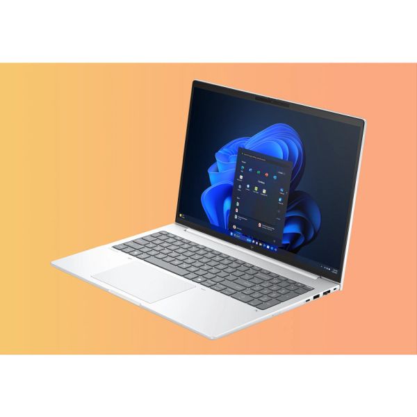 HP EliteBook 8 EB8G1i16 U5 225U 16 24GB/512 PC NL Intel Core Ultra 5 Laptop 40,6 cm (16") WUXGA DDR5-SDRAM 512 GB SSD Wi-Fi 7 (802.11be) Windows 11 Pro AI PC Zilver (AD4W4ET#ABH)