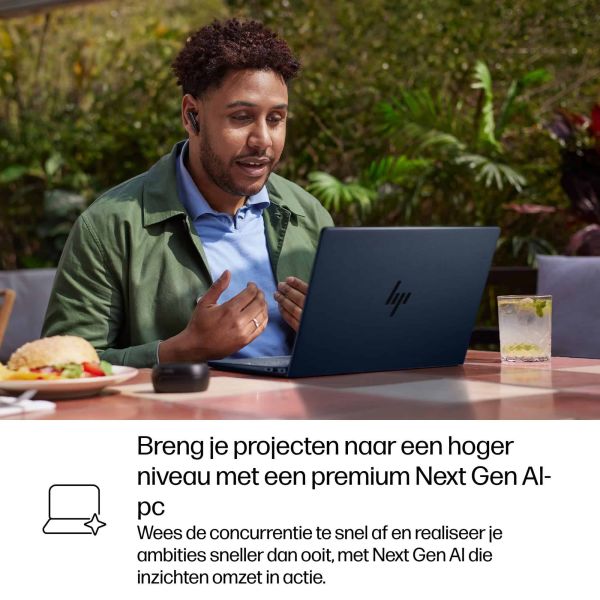 HP EliteBook X EBXG1i14AI U7 258V 14 32GB/1T PC NL Copilot+ PC Intel Core Ultra 7 Laptop 35,6 cm (14") Touchscreen WUXGA LPDDR5x-SDRAM 1 TB SSD Wi-Fi 7 (802.11be) Windows 11 Pro Blauw QWERTY