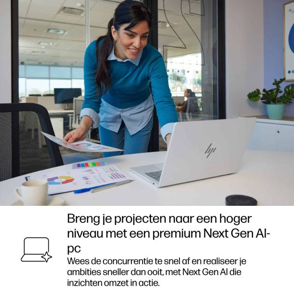 HP EliteBook X EBXG1i14AI U7 258V 14 32GB/1T PC NL Copilot+ PC Intel Core Ultra 7 Laptop 35,6 cm (14") 2.5K LPDDR5x-SDRAM 1 TB SSD Wi-Fi 7 (802.11be) Windows 11 Pro Zilver (B68SZEA#ABH)