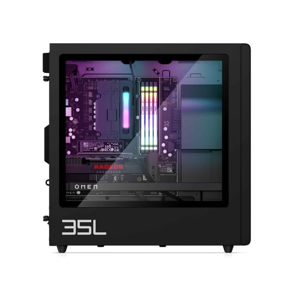 HP OMEN 35L GT16-0240nd PC Intel Core Ultra 9 285K 32 GB DDR5-SDRAM 2 TB SSD NVIDIA GeForce RTX 5070 Windows 11 Home Tower AI PC Zwart (B8UP9EA#ABH)