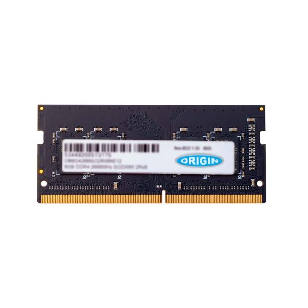 Origin Storage 16GB DDR4 2666MHz SODIMM 2RX8 Non-ECC 1.2V geheugenmodule 1 x 16 GB (OM16G42133SO2RX8NE12)