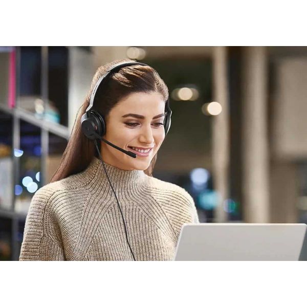 Jabra Evolve2 30 SE Headset Bedraad Hoofdband Oproepen/muziek USB Type-C Zwart (23189-989-879MULTI)