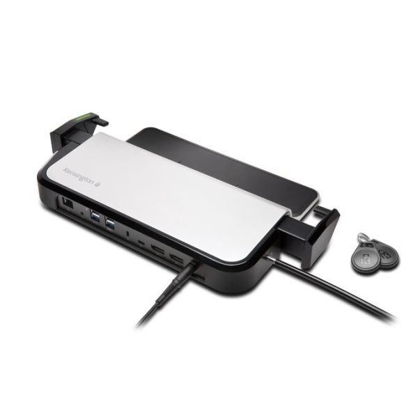 Kensington LD4650P USB-C 10 Gbps dubbel 1080p dock voor 1 gebr. met K-Fob™ Smart Lock - 110W adapter - Windows (K38400EU)