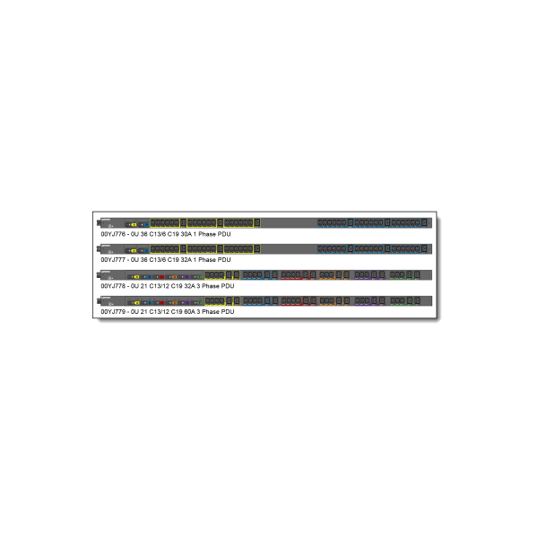 LENOVO 0U 21 C13/12 C19 32A 3 Phase PDU INTERNATIONAL (00YJ778)
