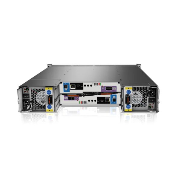 Lenovo DS2200 SFF disk array 0 TB Rack (2U) Zwart, Roestvrijstaal (4599A11)