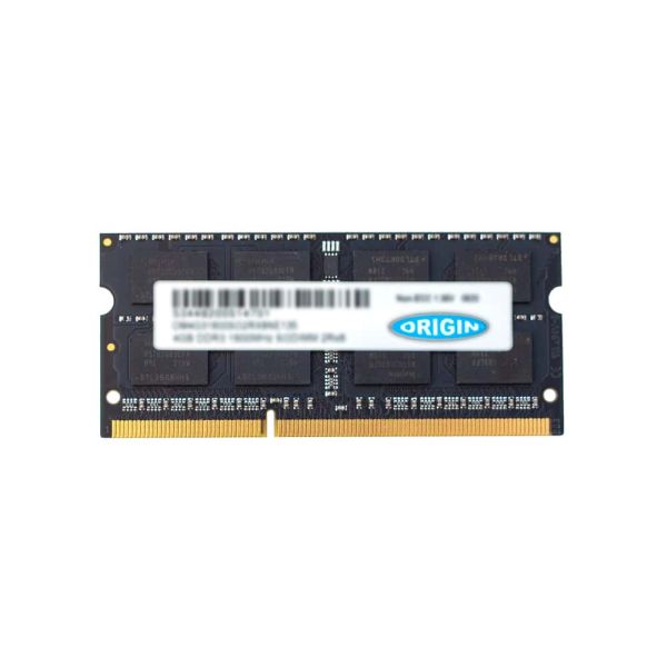 Origin Storage 4GB DDR3 1600MHz SODIMM 2Rx8 Non-ECC 1.35V geheugenmodule 1 x 4 GB (OM4G31600SO1RX8NE15)