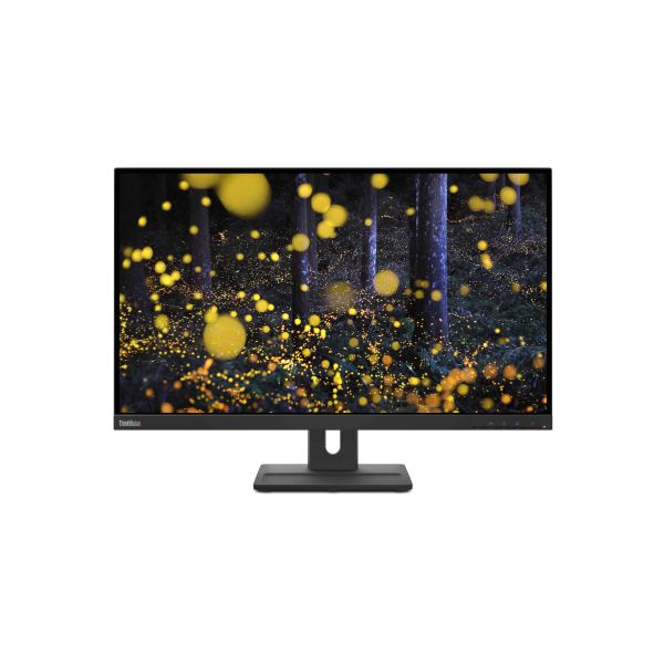 Lenovo ThinkVision E27q-20 computer monitor 68,6 cm (27") 2560 x 1440 Pixels Quad HD LED Zwart (62D0GAR1EU)