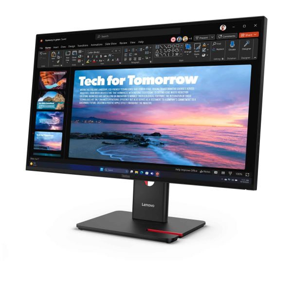 Lenovo ThinkVision T27QD-40 computer monitor 68,6 cm (27") 2560 x 1440 Pixels Wide Quad HD LED Zwart (64AAGAT2U1)