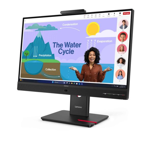 Lenovo ThinkVision T24D-4v computer monitor 60,5 cm (23.8") 1920 x 1080 Pixels Full HD LED Zwart (64B7UAT1EU)