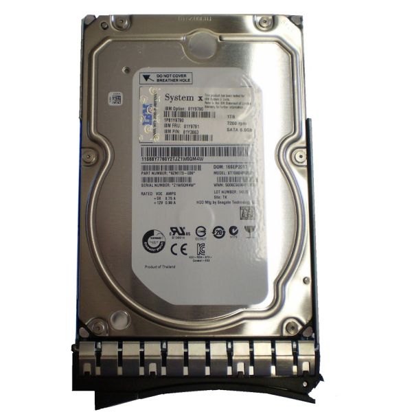 Lenovo IBM 1TB 7 2K 6Gbps NL SATA 3 5 G2HS HDD (81Y9790)