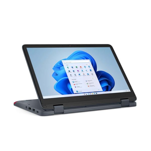 Lenovo 300w Yoga Gen 4 Intel® N N100 Hybride (2-in-1) 29,5 cm (11.6") Touchscreen HD 4 GB LPDDR5-SDRAM 128 GB SSD Wi-Fi 6 (802.11ax) Windows 11 Pro Academic Engels Grijs (82VM000KMH)