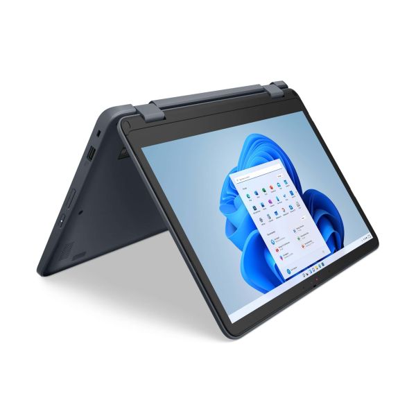 Lenovo 300w Yoga Gen 4 Intel® N N100 Hybride (2-in-1) 29,5 cm (11.6") Touchscreen HD 4 GB LPDDR5-SDRAM 128 GB SSD Wi-Fi 6 (802.11ax) Windows 11 Pro Academic Engels Grijs (82VM000KMH)