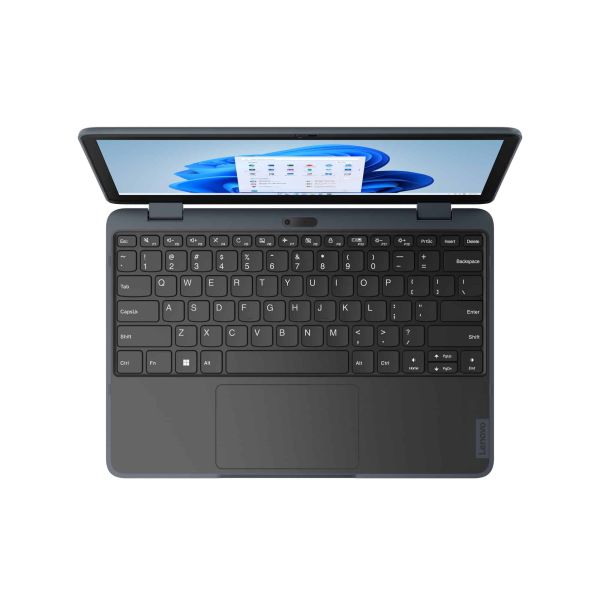 Lenovo 300w Yoga Gen 4 Intel® N N100 Hybride (2-in-1) 29,5 cm (11.6") Touchscreen HD 4 GB LPDDR5-SDRAM 128 GB SSD Wi-Fi 6 (802.11ax) Windows 11 Pro Academic Belgisch Grijs (82VM000MMB)