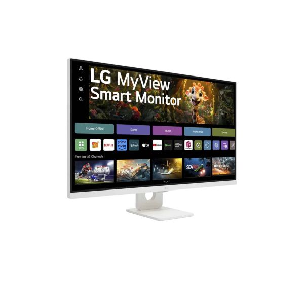 LG 32SR73U-W computer monitor 80 cm (31.5") 3840 x 2160 Pixels 4K Ultra HD LCD Wit (32SR73U-W.AEU)
