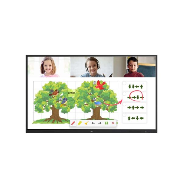 LG 75TR3PJ-B Digitale signage flatscreen 190,5 cm (75") LED Wifi 390 cd/m² UHD+ Zwart Touchscreen Android 8.0 16/7 (75TR3PJ-B.AEUQ)