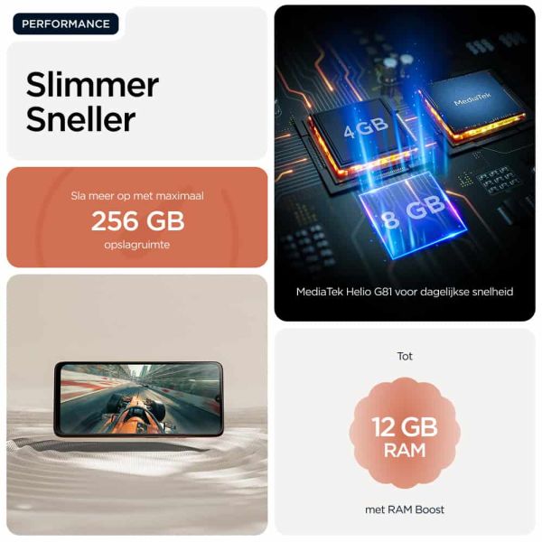 Motorola moto g06 17,5 cm (6.88") Dual SIM Android 15 4G USB Type-C 4 GB 256 GB 5200 mAh Oranje (PBA20012SE) Motorola moto g06 17,5 cm (6.88") Dual SIM Android 15 4G USB Type-C 4 GB 256 GB 5200 mAh Oranje (PBA20012SE)