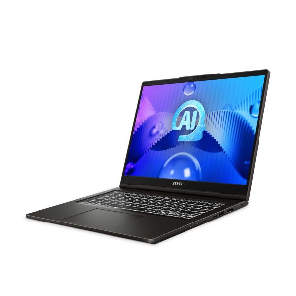 MSI Venture 14 AI A1MG-008NL Intel Core Ultra 7 155H Laptop 35,6 cm (14") 2K Ultra HD 16 GB DDR5-SDRAM 1 TB SSD Wi-Fi 6E (802.11ax) Windows 11 Home Grijs (9S7-14Q221-008)