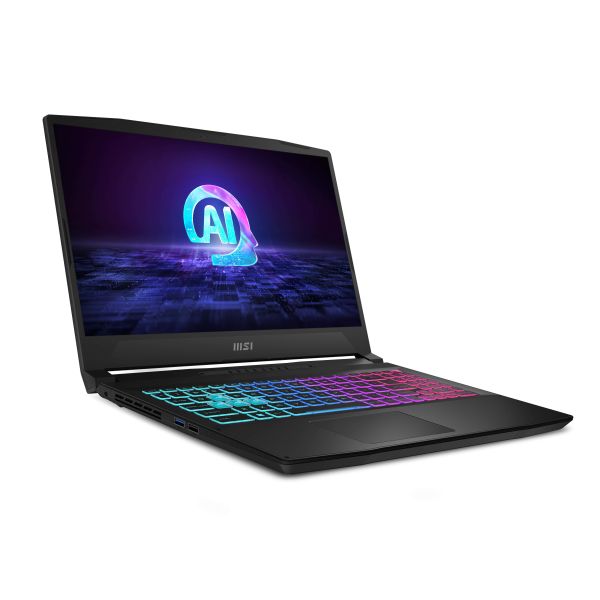MSI Katana A15 AI B8VG-462NL AMD Ryzen™ 7 8845HS Laptop 39,6 cm (15.6") Full HD 16 GB DDR5-SDRAM 1 TB SSD NVIDIA GeForce RTX 4070 Wi-Fi 6E (802.11ax) Windows 11 Home Zwart (9S7-158N31-462)
