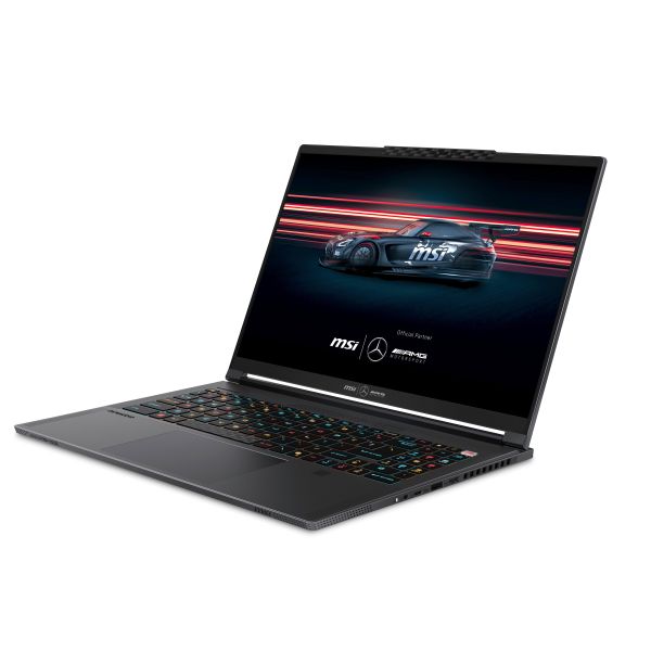 MSI Stealth A16 MercedesAMG AI+ A3XWGG-044BE AMD Ryzen AI 9 HX 370 Laptop 40,6 cm (16") Quad HD+ 32 GB DDR5-SDRAM 2 TB SSD NVIDIA GeForce RTX 5070 Wi-Fi 7 (802.11be) Windows 11 Home Grijs (9S7-15FM33-044)