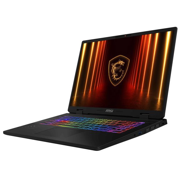 MSI Crosshair A17 HX D8WGKG-019NL AMD Ryzen™ 9 8940HX Laptop 43,2 cm (17") Quad HD+ 32 GB DDR5-SDRAM 2 TB SSD NVIDIA GeForce RTX 5070 Wi-Fi 6E (802.11ax) Windows 11 Home Zwart (9S7-17TL23-019)