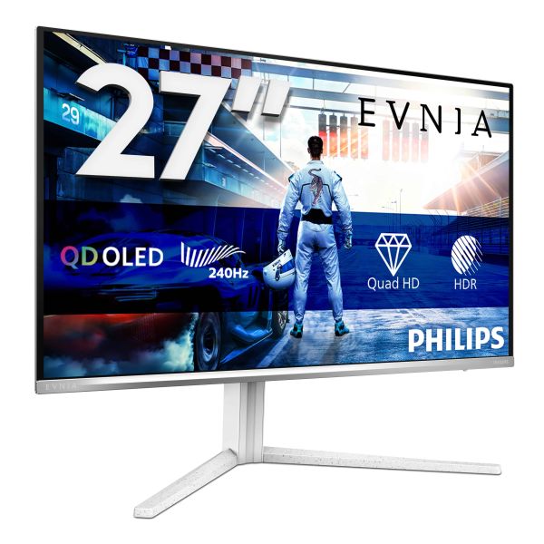 Philips Evnia 6000 27M2N6501L/00 computer monitor 67,3 cm (26.5") 2560 x 1440 Pixels Quad HD QD-OLED Wit (27M2N6501L/00) Philips Evnia 6000 27M2N6501L/00 computer monitor 67,3 cm (26.5") 2560 x 1440 Pixels Quad HD QD-OLED Wit (27M2N6501L/00)