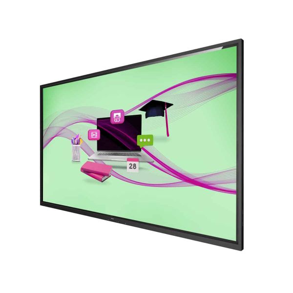 Philips 86BDL4052E/02 beeldkrant Digitale signage flatscreen 165,1 cm (65") LCD Wifi 400 cd/m² 4K Ultra HD Zwart Touchscreen Type processor Android 11 18/7 (86BDL4052E/02)