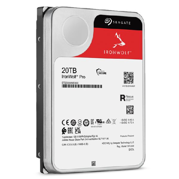 Seagate IronWolf Pro ST20000NT001 interne harde schijf 20 TB 7200 RPM 256 MB 3.5 (7212320T-6050100-000-RS) Seagate IronWolf Pro ST20000NT001 interne harde schijf 20 TB 7200 RPM 256 MB 3.5 (7212320T-6050100-000-RS)
