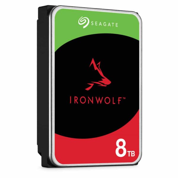 Seagate IronWolf ST8000VN004 interne harde schijf 8 TB 7200 RPM 256 MB 3.5" SATA III (72123800-6051100-000-RS)