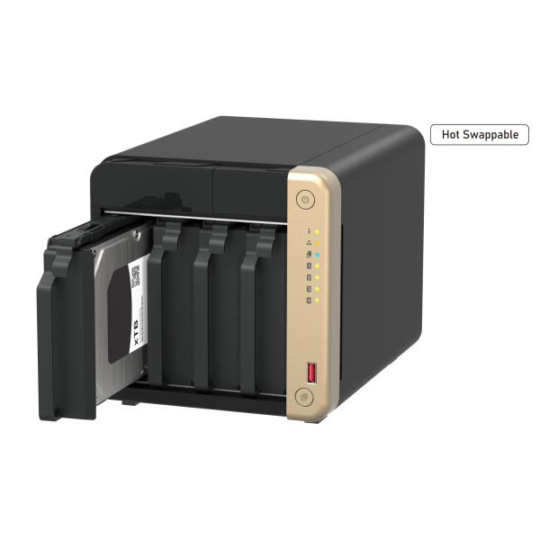 QNAP K/TS-464-8G+4xToshiba 6Tb HDD (K/TS-464-8G+4XMN10ADA600S)