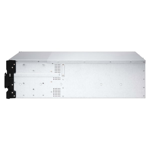 QNAP TS-h2483XU-RP NAS Rack (4U) Intel Xeon E E-2236 128 GB DDR4 0 TB QuTS hero Zwart (TS-H2483XU-RP-E2236-128G)