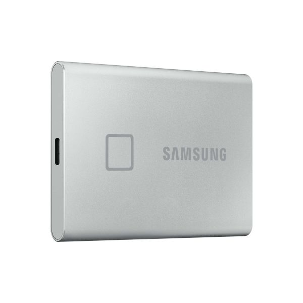 Samsung MU-PC500S, T7 Touch, 500 GB, USB Type-C, 3.2 Gen 2 (3.1 Gen 2), 1050 MB/s, Wachtwoordbeveiliging, Zilver (MU-PC500S/WW)