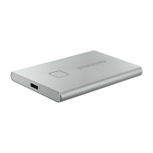 Samsung MU-PC500S, T7 Touch, 500 GB, USB Type-C, 3.2 Gen 2 (3.1 Gen 2), 1050 MB/s, Wachtwoordbeveiliging, Zilver (MU-PC500S/WW)