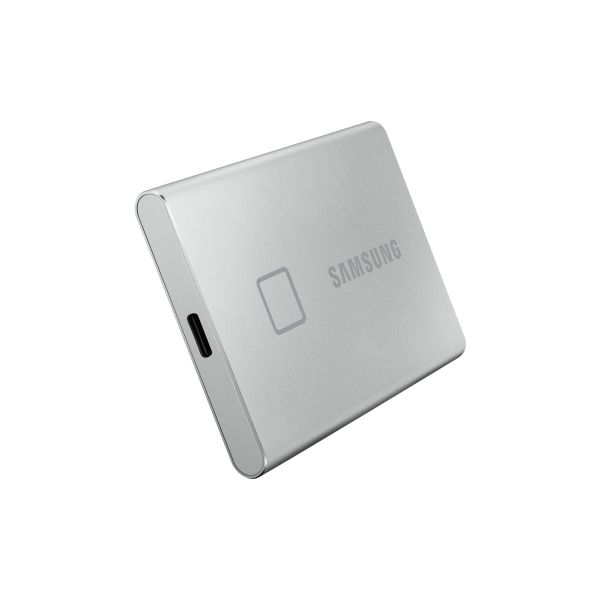Samsung MU-PC500S, T7 Touch, 500 GB, USB Type-C, 3.2 Gen 2 (3.1 Gen 2), 1050 MB/s, Wachtwoordbeveiliging, Zilver (MU-PC500S/WW)