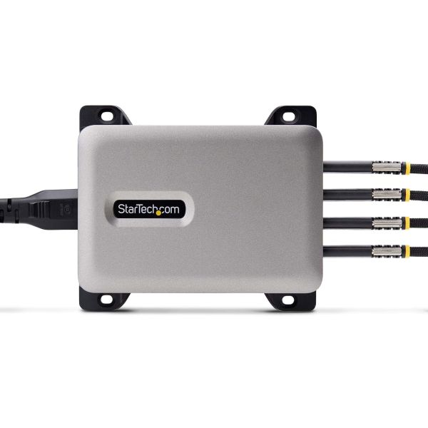 StarTech.com 4-Port Multi-Device USB-C Oplader, Totaal 240W, Single Port 140W EPR, PD 3.1, Poorten met Schroefvergrendeling, Ideaal voor Vergaderzalen, Incl Montagebeugel (424DEU-USB-C-CHARGER) StarTech.com 4-Port Multi-Device USB-C Oplader, Totaal 240W, Single Port 140W EPR, PD 3.1, Poorten met Schroefvergrendeling, Ideaal voor Vergaderzalen, Incl Montagebeugel (424DEU-USB-C-CHARGER)