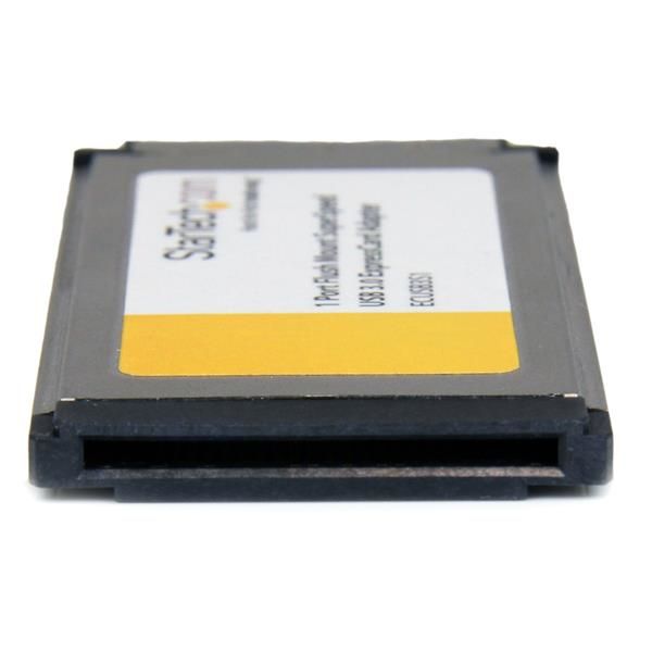 StarTech.com 1-poorts verzonken gemonteerde ExpressCard SuperSpeed USB 3.0 kaartadapter met UASP-ondersteuning (ECUSB3S11) StarTech.com 1-poorts verzonken gemonteerde ExpressCard SuperSpeed USB 3.0 kaartadapter met UASP-ondersteuning (ECUSB3S11)