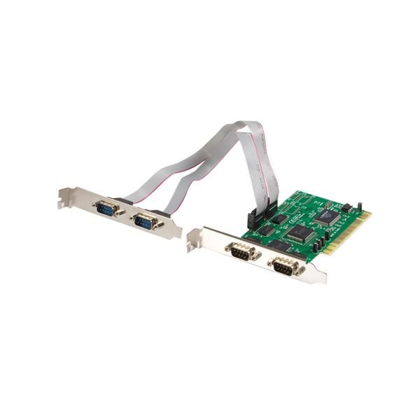 StarTech.com 4-poort PCI RS232 Seriële Adapterkaart met 16550 UART (PCI4S550N) StarTech.com 4-poort PCI RS232 Seriële Adapterkaart met 16550 UART (PCI4S550N)