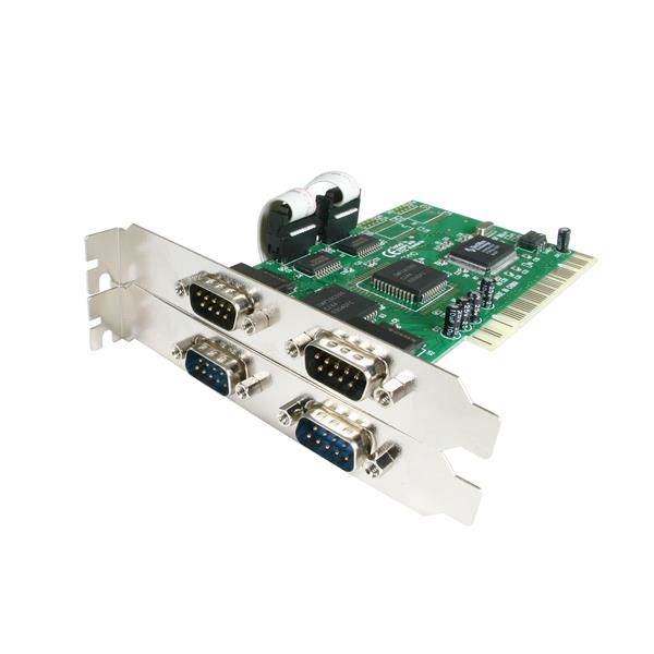 StarTech.com 4-poort PCI RS232 Seriële Adapterkaart met 16550 UART (PCI4S550N)
