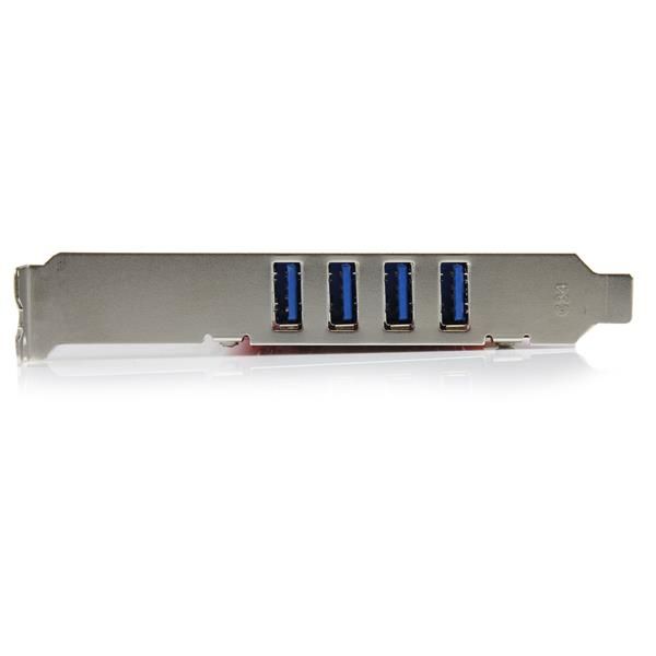 StarTech.com 4 Port PCI SuperSpeed USB 3.0 Adapterkaart met SATA/SP4 Voeding - Quad Port PCI USB 3 Controller Kaart - 5Gbps (PCIUSB3S4) StarTech.com 4 Port PCI SuperSpeed USB 3.0 Adapterkaart met SATA/SP4 Voeding - Quad Port PCI USB 3 Controller Kaart - 5Gbps (PCIUSB3S4)