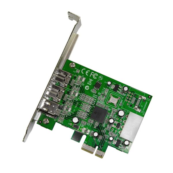 StarTech.com 3-poort 2b 1a 1394 PCI Express FireWire Adapterkaart (PEX1394B3)