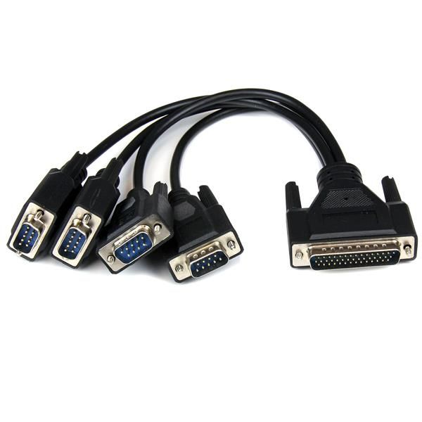 StarTech.com PCI Express PCIe seriële combokaart met 4 poorten 2 x RS232 2 x RS422 / RS485 (PEX4S232485) 1/9 StarTech.com PCI Express PCIe seriële combokaart met 4 poorten 2 x RS232 2 x RS422 / RS485 (PEX4S232485)