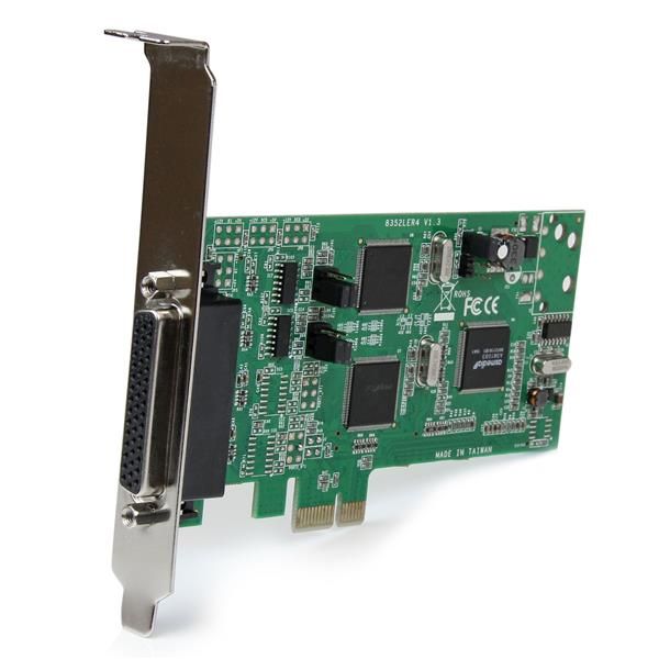 StarTech.com PCI Express PCIe seriële combokaart met 4 poorten 2 x RS232 2 x RS422 / RS485 (PEX4S232485) 1/9 StarTech.com PCI Express PCIe seriële combokaart met 4 poorten 2 x RS232 2 x RS422 / RS485 (PEX4S232485)