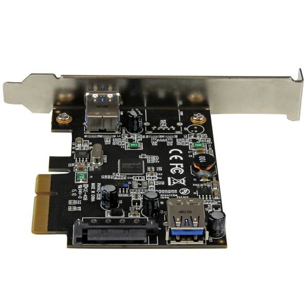 StarTech.com 2-Poorts USB 3.1 (10Gbps) kaart- USB-A, 1x externe, 1x interne PCIe (PEXUSB311EI)