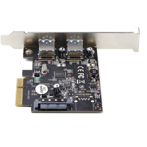 StarTech.com 2-Port USB PCIe Kaart met 10Gbps/poort - USB 3.2 Gen 2 Type-A PCI Express 3.0 x2 Host Controller Kaart - Add-On Adapter Kaart - Full/Low Profile - Windows & Linux (PEXUSB312A3)