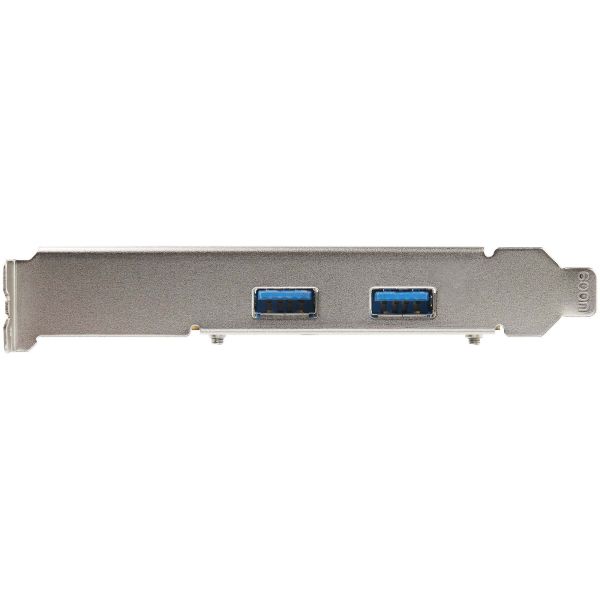 StarTech.com 2-Port USB PCIe Kaart met 10Gbps/poort - USB 3.2 Gen 2 Type-A PCI Express 3.0 x2 Host Controller Kaart - Add-On Adapter Kaart - Full/Low Profile - Windows & Linux (PEXUSB312A3)