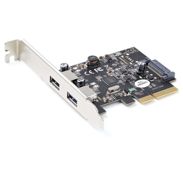 StarTech.com 2-Port USB PCIe Kaart met 10Gbps/poort - USB 3.2 Gen 2 Type-A PCI Express 3.0 x2 Host Controller Kaart - Add-On Adapter Kaart - Full/Low Profile - Windows & Linux (PEXUSB312A3)