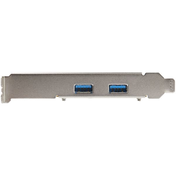 StarTech.com 2-Port USB PCIe Kaart met 10Gbps/poort - USB 3.2 Gen 2 Type-A PCI Express 3.0 x4 Host Controller Kaart - Add-On Adapter Kaart - Full/Low Profile - Windows & Linux (PEXUSB312A3)