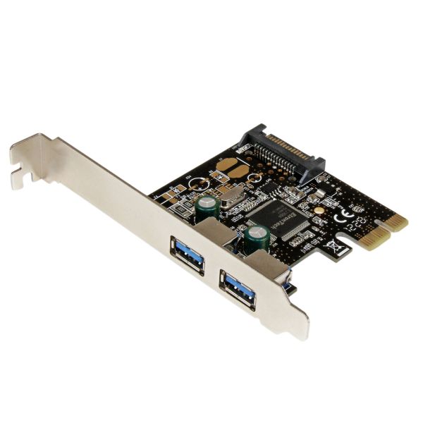 StarTech 2-Poort USB 3.0 PCI Express kaart met SATA voeding (PEXUSB3S23)