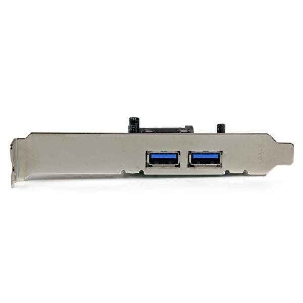 StarTech.com 2-poorts PCI Express (PCIe) SuperSpeed USB 3.0-kaartadapter met UASP SATA-voeding (PEXUSB3S24)